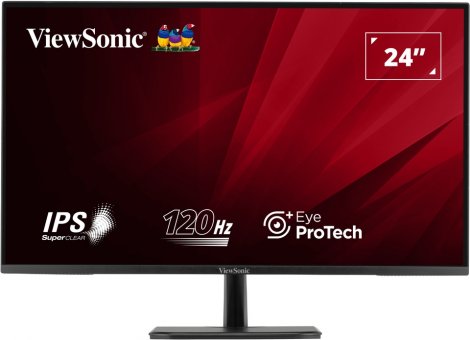 Viewsonic VA2456A-MHD | 24-inch 1920 x 1080 120Hz IPS Monitor with Built-in Speakers
