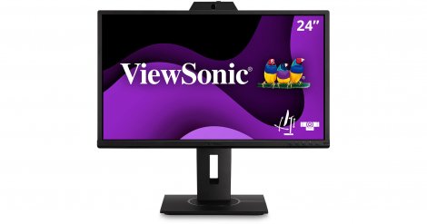 Viewsonic VG2440V | 23.8-inch 1920 x 1080 60Hz Video Conferencing IPS Monitor with Integrated Webcam, Mic and Speakers