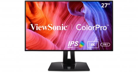 Viewsonic VP2768A-4K | ColorPro 27-inch 3840 x 2160 Design IPS Monitor with USB-C