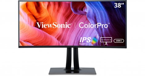 Viewsonic VP3881A | ColorPro 38-inch 3840 x 1600 Curved Ultra-Wide IPS Monitor with USB type C