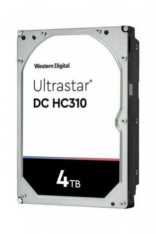 Western Digital HUS726T4TALE6L1 | Ultrastar DC HC310 4TB 7200RPM SATA 6Gbps 256MB Cache (512e) 3.5-inch Hard Drive