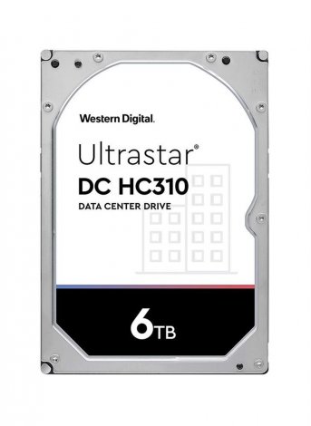 Western Digital HUS726T6TALE6L1 | Ultrastar DC HC310 6TB 7200RPM SATA 6Gbps 256MB Cache (512e) 3.5-inch Hard Drive