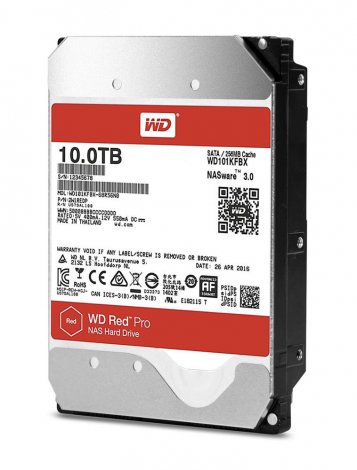 Western Digital WD101KFBXSP | Red Pro 10TB 7200RPM SATA 6Gbps 256MB Cache 3.5-inch Internal Hard Drive