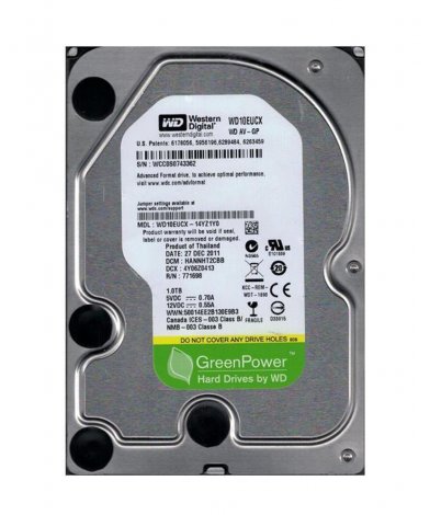 Western Digital WD10EUCX-14YZ1YO | AV-GP 1TB 5400RPM SATA 6Gbps 16MB Cache 3.5-inch Hard Drive