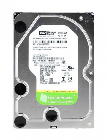 Western Digital WD10EUCX-73YZ1YO | AV-GP 1TB 5400RPM SATA 6Gbps 16MB Cache 3.5-inch Hard Drive