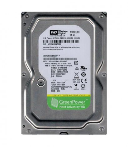 Western Digital WD10EURX-61UY4YO | AV-GP 1TB 5400RPM SATA 6Gbps 64MB Cache 3.5-inch Hard Drive