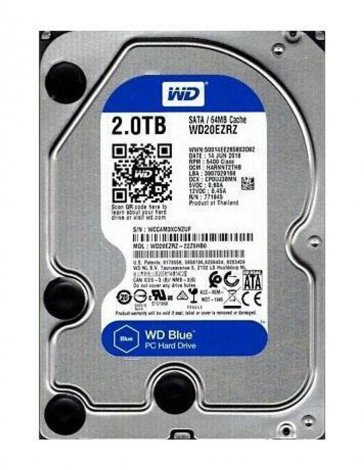 Western Digital WD20EZRZ-22Z5HBO | Blue 2TB 5400RPM SATA 6Gbps 64MB Cache 3.5-inch Hard Drive