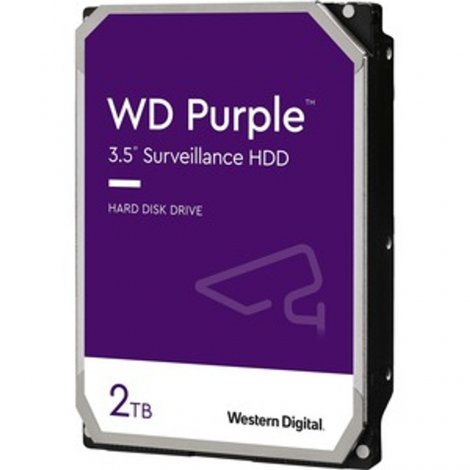 Western Digital WD20PURZ-HD | Purple Surveillance 2TB 5400RPM SATA 6Gbps 64MB Cache 3.5-inch Hard Drive