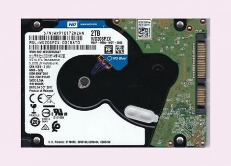 Western Digital WD20SPZX-OOCRATO | Blue 2TB 5400RPM SATA 6Gbps 128MB Cache 2.5-inch Hard Drive