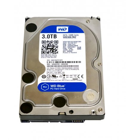 Western Digital WD30EZRZ-OOGXCBO | Blue 3TB 5400RPM SATA 6Gbps 64MB Cache 3.5-inch Hard Drive