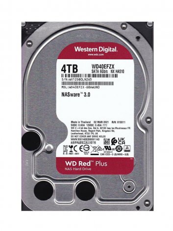 Western Digital WD40EFZX-68AWUN0 | 4TB 5400RPM SATA 6Gb/s 128MB Cache 3.5-Inch Hard Drive
