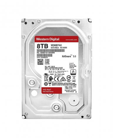 Western Digital WD80EFAX-68LHPNO | Red NAS 8TB 5400RPM SATA 6Gbps 256MB Cache 3.5-inch Hard Drive