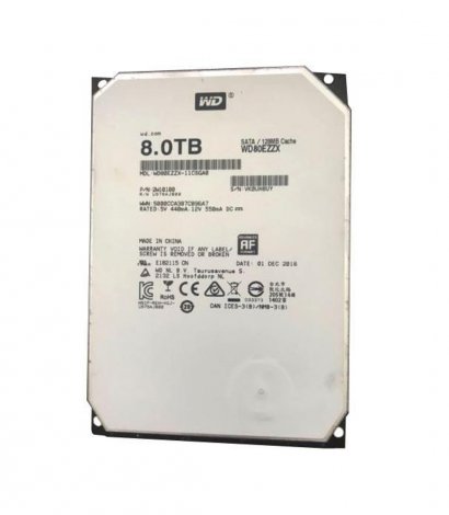 Western Digital WD80EZZX-11CSGAO | Red 8TB 5400RPM SATA 6Gbps 128MB Cache 3.5-inch Hard Drive