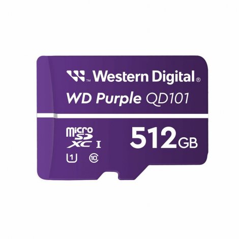 Western Digital WDD512G1P0C-85AEL0 | Purple 512GB SC Ultra Endurance microSD Card microSDXC