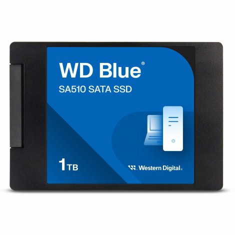 Western Digital WDS100T3B0A-00AXR0 | Blue SA510 Series 1TB SATA 6Gb/s 2.5-Inch Solid State Drive (SSD)