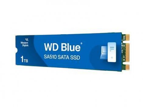 Western Digital WDS100T3B0B-00AXS0 | Blue SA510 Series 1TB SATA 6Gb/s M.2 2280 Solid State Drive (SSD)