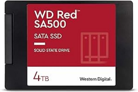Western Digital WDS400T2R0A | Red SA500 4TB SATA 6Gb/s 2.5-Inch NAS Solid State Drive (SSD)