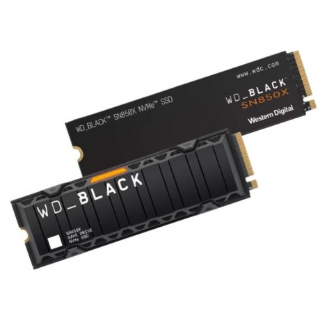 Western Digital WDS400T2XHE-00BCA0 | Black SN850X Series 4TB PCIe NVMe 4.0 x4 M.2 2280 Gaming Solid State Drive (SSD) with Heatsink