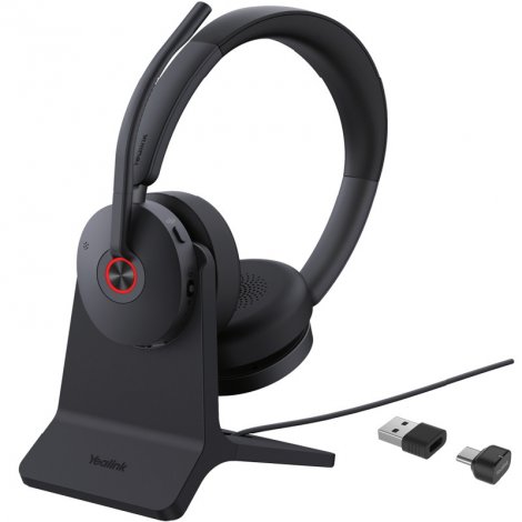 YeaLink 1208684 | BH74 UC USB-C/A Dual Bluetooth ANC Headset with Charging Stand
