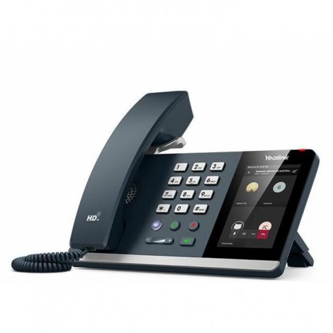 YeaLink 1301114 | MP54-Zoom 2 x Network RJ-45 PoE Ports Wi-Fi Bluetooth IP Phone Classic Gray