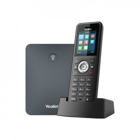 YeaLink 1302025 | W79P 1 x Network RJ-45 PoE Ports DECT Bluetooth IP Phone Black Classic Gray
