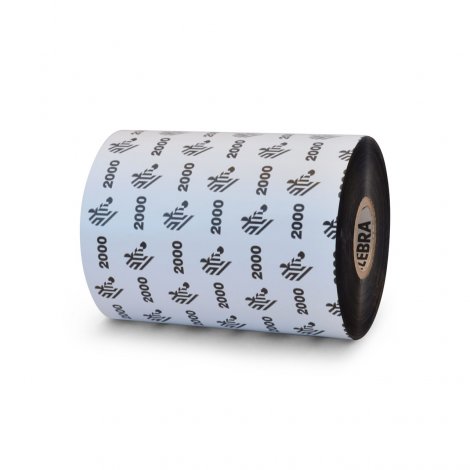 Zebra 02000BK06045 | 2.36-inch x 1476ft 2000 Wax Ribbon