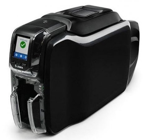 Zebra ZC35-000C000US00 | ZC350 Single Sided Desktop Dye Sublimation/Thermal Transfer ID Card Printer