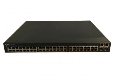 Zyxel 91-010-079005B | ES-3148 48-Ports 10/100 2x1000Base-T uplinks and 2xDual-personality uplinks (2x1000BaseT + 2xSFP slots) Layer 2 Managed Switch
