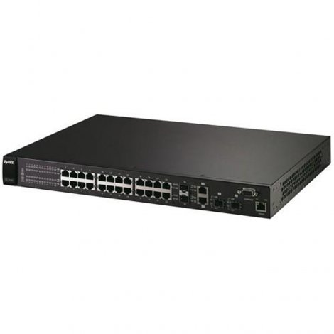 Zyxel 91-010-236003B | GS1510-24 24 Port 2 Slot 24 x 10/100/1000Base-T 2 x SFP (mini-GBIC) Ethernet Switch