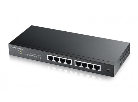 Zyxel GS1900-8-EU0101F | 8 x Ports 10/100/1000Base-T L2 Managed 1U R-M Smart Switch