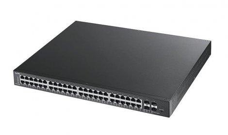 Zyxel GS1910-48HP | XGS1910 Series 48-Ports PoE+ 1000Base-T + 4-Ports SFP L2 Managed RM Gigabit Ethernet Switch