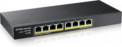 Zyxel GS1915-8EP-GB0101F | 8 x Ports PoE+ 1000Base-T L2 Unmanaged 1U R-M GE Network Switch