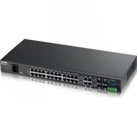 Zyxel MES3500-24 | 24-Ports FE L2 Switch with Four GbE Combo Ports
