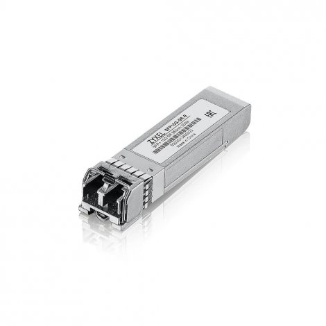 Zyxel SFP10G-SR-E-ZZBD01F | 10Gb/s 10GBase-SR Multi-Mode Fiber 850nm 300m Duplex LC Connector SFP+ Transceiver Module