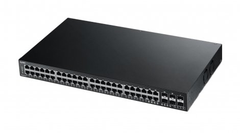 Zyxel XGS1910-48 | 48-Ports GbE Smart Managed Switch with 10GbE Uplink 48-Ports Manageable 44 x RJ-45 8 x Expansion Slots 10/100/1000Base-T Desktop
