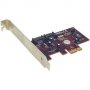 Addonics AD2SA3GPX1 | 2 Port SATA II PCI Express Controller Card PCI Express 300MBps 2 x 7-pin SATA II External SATA