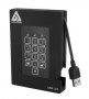 Apricorn A25-3PL256-2000F | Aegis Padlock Fortress 2TB 5400RPM USB 3.0 8MB Cache (AES-256 FIPS 140-2) External Hard Drive