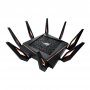 Asus GT-AX11000 | IEEE 802.11ax 4804Mbit/s 2.4GHz/5GHz 5-Ports 10/100/1000Base-T Gigabit Ethernet RJ-45 LAN 8 External Antennas Wireless Routers