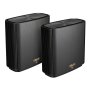 Asus ZenWiFiXT92PKCharcoal | ZenWiFi XT9 AX7800 IEEE 802.11ax Tri-Band Wi-Fi 6 Mesh Wi-Fi System 2 Pack