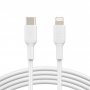Belkin CAA003BT1MWH | 1M USB-C to Lightning Cable White
