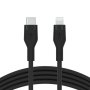 Belkin CAA009bt1MBK | 1M BoostCharge Flex Silicone USB-C to Lightning Cable
