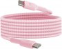 Belkin CAB004bt2MPK | BoostCharge 6.6ft 60-Watts USB-C Braided Cable (Pink)