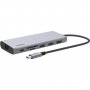 Belkin INC009btSGY | USB Type-C 7-in-1 Multiport Adapter Laptop Docking Station with 100W Power Delivery