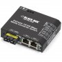 Black Box LBH100AE-P-SSC | NIB-Extreme Media Converter Switch 10-/100-Mbps Copper to 100-M