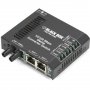 Black Box LBH100AE-ST | Standard 240-VAC Multimode ST Media Converter Switch