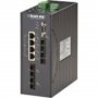Black Box LEH1104A-4MMSC | LEH1104 Series 4-Ports 10/100Base-T PoE+ RJ-45 + 2-Ports 100Base-FX SFP L2 Managed Fast Ethernet Industrial Network Switch