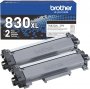 Brother TN-830XL2PK | Black High Yield Toner Cartridge Combo Pack