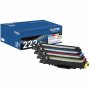 Brother TN2234PK | Black/ Cyan/ Magenta/ Yellow Original Standard Yield Laser Toner Cartridge Multi-Pack
