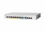 Cisco CBS350-8MGP-2X-NA | Business 350 6 x Ports PoE+ 1000Base-T 2 x Ports PoE+ 10/100Base-T + 2 x SFP+ Ports L2 Managed RM GE Switch