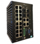 Comtrol ICRL-M-16RJ45-4CP-G-DIN | 16 x Port Gigabit Ethernet RJ-45 4 x Ports SFP shared Managed Gigabit Ethernet Switch